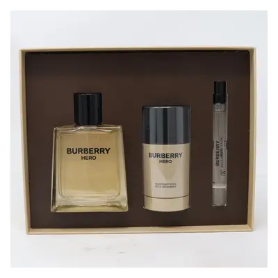 Burberry Hero Eau De Toilette 3-Piece Set / New With Box