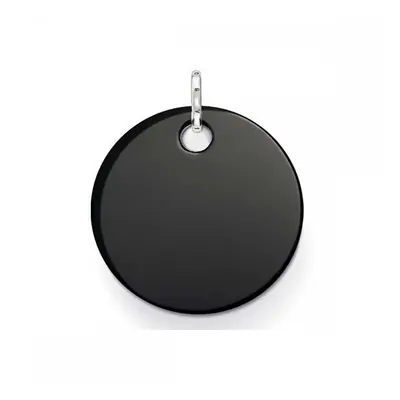 Thomas Sabo Large Onyx Disc Pendant PE429-024-11