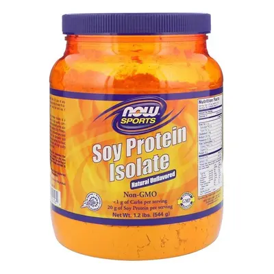 Now Foods, Sports, Soy Protein Isolate, Natural Unflavored, 1.2 lbs (544 g)