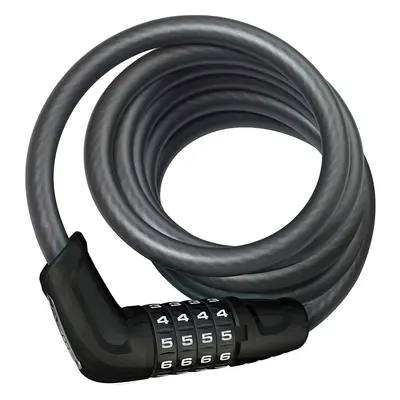 ABUS Tresor 6512C spiral cable lock, combination lock made of mm thick, flexible coiled cable, s