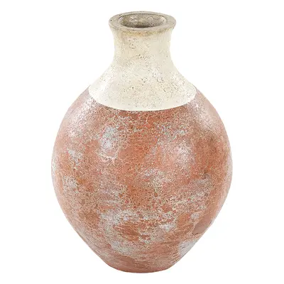 Decorative Vase BURSA Ceramic cm Light Brown