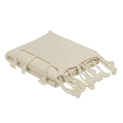 Cotton Blanket x cm Beige NAZILLI