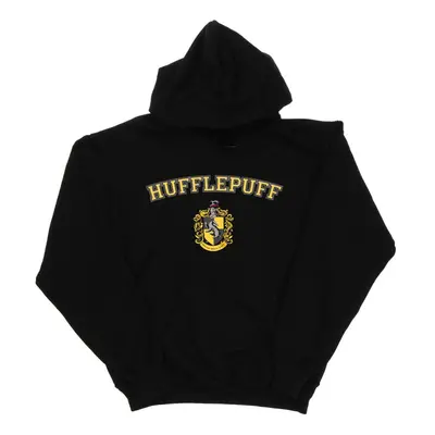 (S, Black) Harry Potter Womens/Ladies Hufflepuff Crest Hoodie