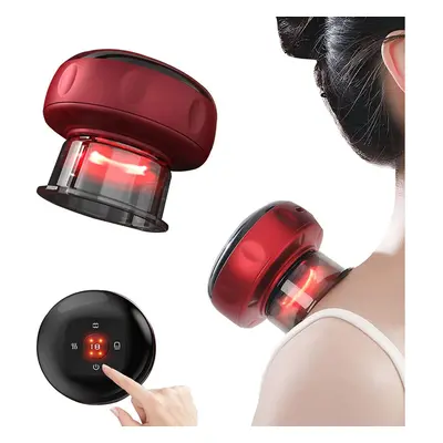 12 Gears in Multi-Function Electric Smart Cupping Set with Red Light Therapy