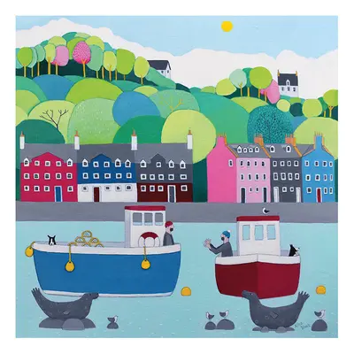 Ailsa Black (The One That Got Away From Tobermory Bay) x x 4cm Canvas Print