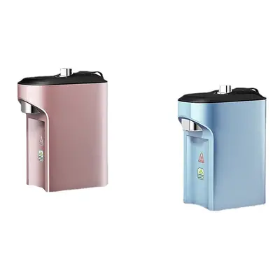 (Blue) Mini Portable Instant Hot Water Machine Seconds Speed Heating Multi-gear Temperature Cont