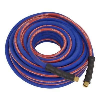 Sealey AH20R/38 Air Hose 20mtr x Ã10mm with 1/4"bsp Unions Extra Heavy-duty