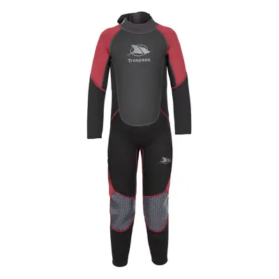 (2-3 Years, Merlot Marl) Trespass Boys Wetsuit Full Length 3mm Amigo