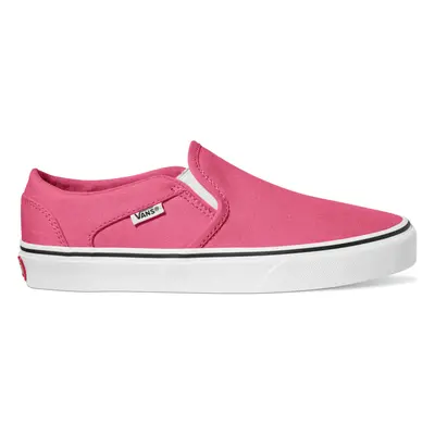 (5 UK, Honeysuckle) Vans Womens Asher Slip On Canvas Trainers Sneakers Shoes - Honeysuckle