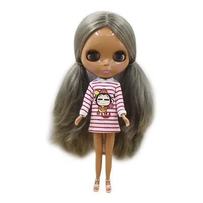 (Gray Hair) Doll Nude joints Different Type Fashion Cute AB Hand Type Hair Color Random Without 