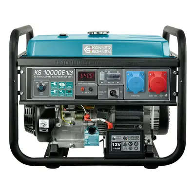 Outdoor Petrol Generator KS 10000E-1/3 max power of 8000W 400V/230V