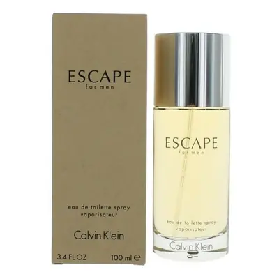 Escape by Calvin Klein, 3.4 oz EDT Spray for Men Eau De Toilette