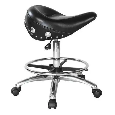 Pneumatic Biker Stool, leather motorcycle style seat (Genuine Neilsen CT5335)