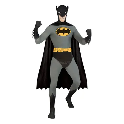 (M) Batman 2nd Skin Black Jumpsuit Costume Adult