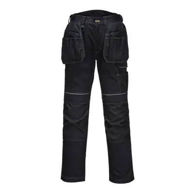 (40R, Black) Portwest Mens Holster Stretch Cargo Trousers