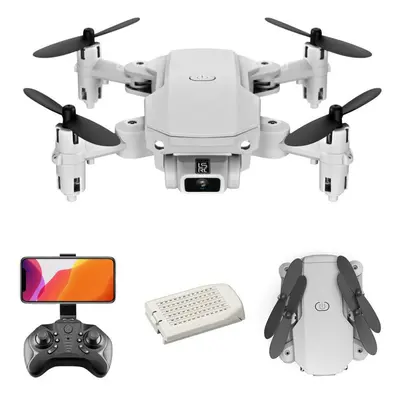 (Grey, 30W Camera) Mini Drone RC Quadcopter 13mins Flight Time Flip 6-Axis Gyro