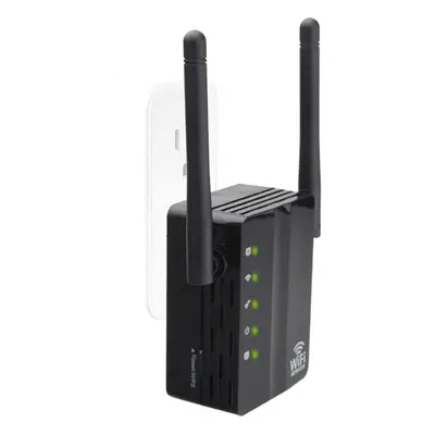 (Black, EU Plug) 300M WiFi Repeater 2.4GHz Wireless Range Extender Wifi Amplifier