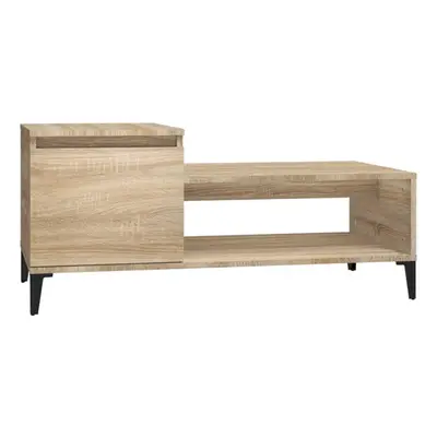 (Sonoma oak) vidaXL Coffee Table Engineered Wood Side Sofa Accent Couch Table Multi Colours