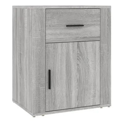 (Grey sonoma) vidaXL Bedside Cabinet Engineered Wood End Table Nightstand Multi Colours