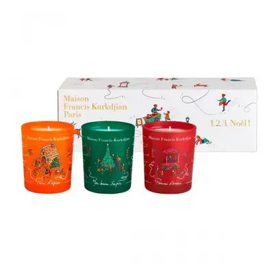 Maison Francis Kurkdjian 2 Noel! X 2.6 Candle Set: Mon Beau Sapin + Pain Depices + Pomme D''Amou