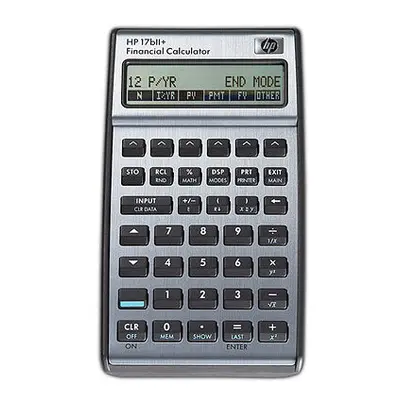 HP 17bII+ calculator Pocket Financial Black