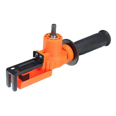 Reciprocating Saw Attachment Adapter for Wood Metal Cutting, Orange