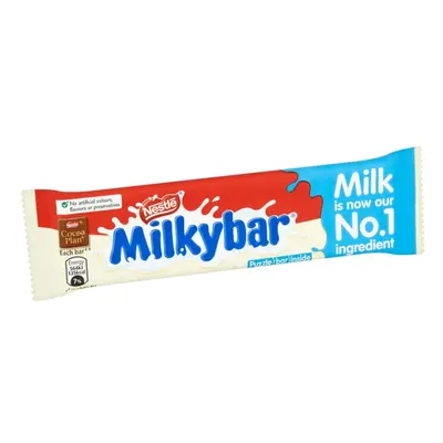 Milkybar White Chocolate Medium Bar 25g (Pack of 40)