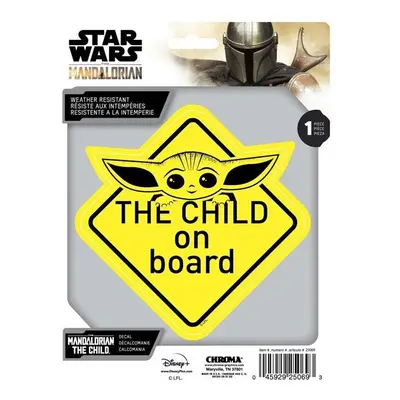 Star Wars Star Wars the Mandalorian the Child on Board Decal