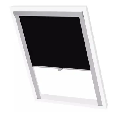 vidaXL Blackout Roller Blinds for Roof Window Black C04 Protector Cover