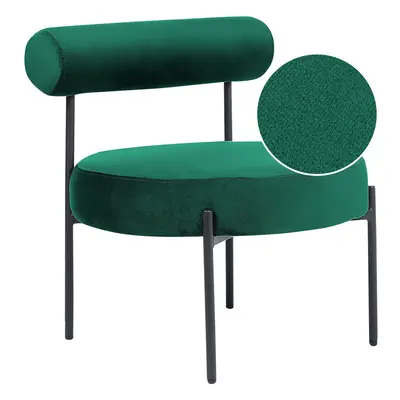 Armchair ALPHA Velvet Emerald Green