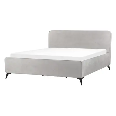 Bed VALOGNES x cm (EU Super King) Fabric Light Grey