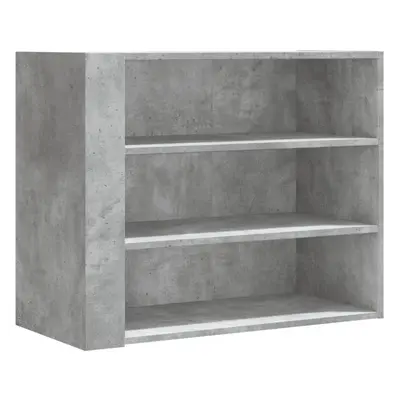 (concrete grey) vidaXL Wall Cabinet Bathroom Wall Hanging Cabinet Sonoma Oak Engineered Wood