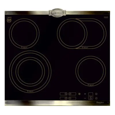 Kaiser Empire 58cm Ceramic Hob | Burner Black Glass Cooktop