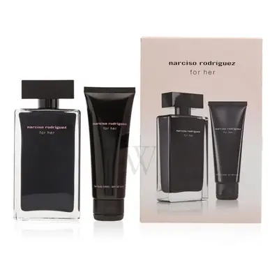 Narciso Rodriguez for Women Pc Gift Set 3.3oz EDT Spray, Body Lotion