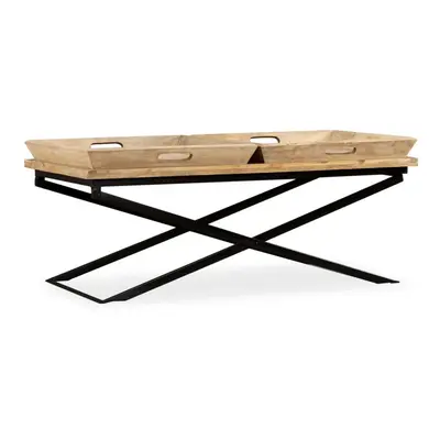 vidaXL Solid Mango Wood Coffee Table 110x55x42cm Home Living Room Furniture