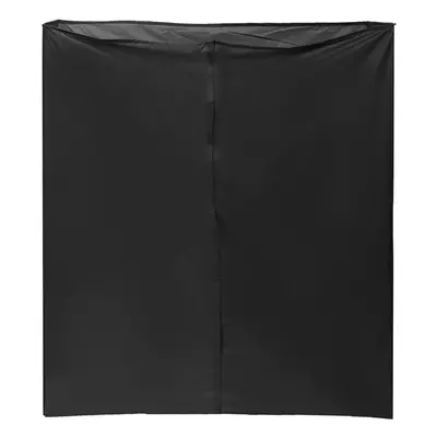 (Black) 170x380cm Large Bird Cage Cover Sleep Warm Shade Cloth Seed Catcher Skirt Guard