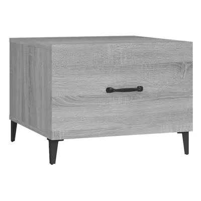 (Grey sonoma, 1) vidaXL 1/2x Coffee Table with Metal Legs End Centre Accent Table Multi Colours