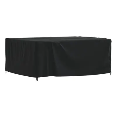 (200 x x cm) vidaXL Garden Furniture Cover Outdoor Furniture Table Cover Black 420D Oxford