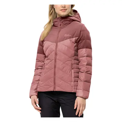 (L, Blush Powder) Jack Wolfskin Womens Tundra Down Water Repellent Softshell Jacket Coat