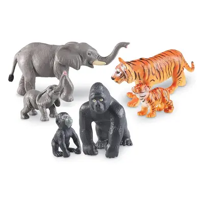 Learning Resources Jumbo Jungle Animals - Mommas and Babies