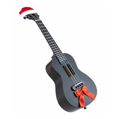 (Black) Inch Smart Ukulele APP Control Bluetooth 4.0 BLE 800mAh li-ion Battery Christmas Limited