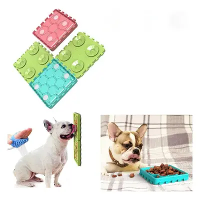 (2) Pet Bowls Combination Dog Licking Tray Dog Anti-sucking Food Puzzle