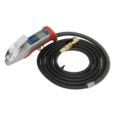 Premium DIGITAL Tyre Inflator - Clip-On Connector Parallax Correction 2.7m Hose