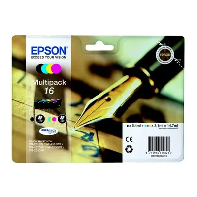 Epson C13T16264012 (16) Ink cartridge multi pack, 175pg + 3x165pg, 1x5.4ml + 3x3.1ml, Pack qty