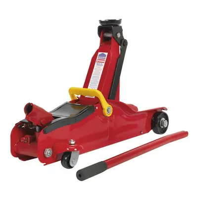 Sealey 1050CXLE Tonne Low Entry 78-330mm Short Chassis Hydraulic Trolley Jack