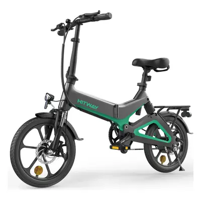 HITWAY Adults Electric Bike inch Black with Foldable Function