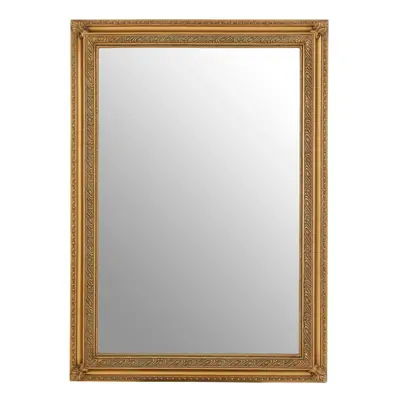 Premier Housewares Zelma Gold Finish Wall Mirror