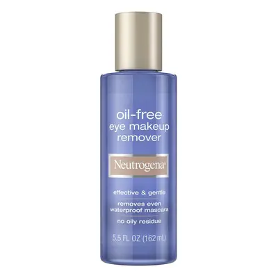 Neutrogena Oil-Free Liquid Eye Makeup Remover, Residue-Free, Non-Greasy, Gentle & Skin-Soothing 