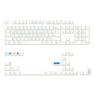 (PS) Keys PS/AI Theme Keycap Set Cherry Profile PBT Sublimation White Keycaps for DIY Mechanical