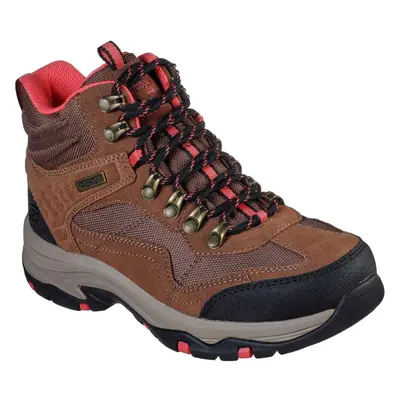 (Tan , UK 4) Skechers Trego Base Camp Womens Tan Waterproof Walking Hiking Ankle Boots